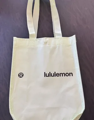 lululemon athletica light green Tote Bag thumbnail 1