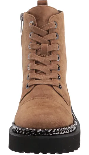 Vince Camuto Brown Black Mindinta Combat Boots Lace Up Shoes thumbnail 3