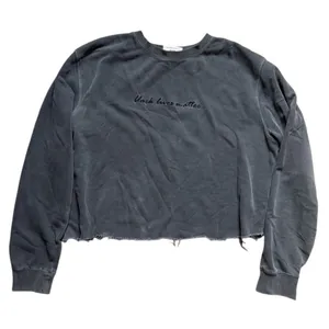 Phenomenal Black Lives Matter Embroidered Sweatshirt Gray Medium Cropped thumbnail 4