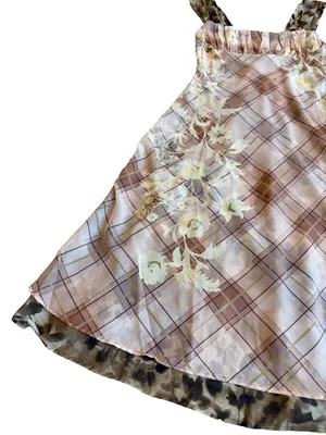 Free People Morning Dew Midi Dress Mixed Media Flowy Floral Size Medium NWT NEW thumbnail 4