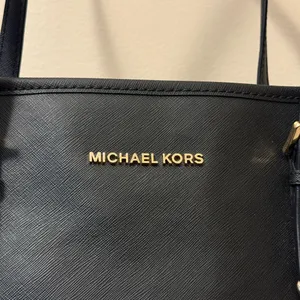 Michael Michael Kors Black Saffiano Leather Tote Bag thumbnail 2
