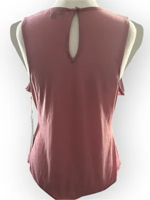 iris Rose Pink Floral Appliqué Scoop Neck Bodysuit thumbnail 5