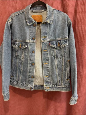 Levi's Light Blue Denim Trucker Jacket thumbnail 1