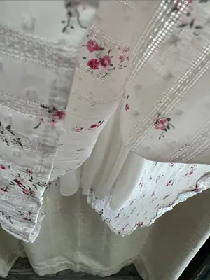Floral Stripe Clip Dot Sleeveless Maxi Dress Medium thumbnail 11