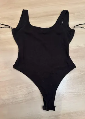 Missguided Black Bodysuit thumbnail 1
