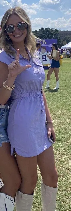 Summer Purple gameday Dress thumbnail 2