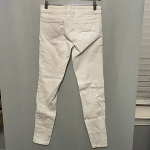 Indigo Rein Womens Skinny Jeans White Floral Embroidered Low Rise Size 3 thumbnail 3