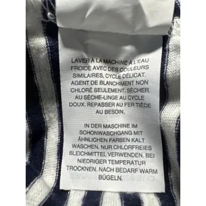 J.Crew Striped Bodysuit Top Nautical Casual Layering‎ Tee Shirt L thumbnail 5