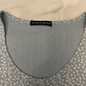 NWOT Brandy Melville Blue Floral Button Down Shirt thumbnail 2