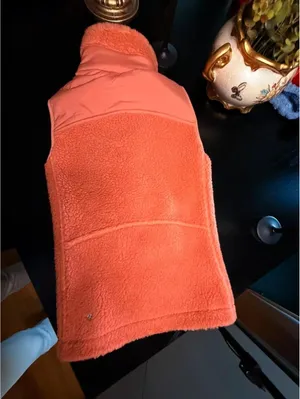 Lululemon Textured Fleece Full-Zip Vest Coral Pink Size 0 NEW thumbnail 8