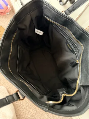 Nine West Brown, Cream & Black Colorblock Tote thumbnail 2