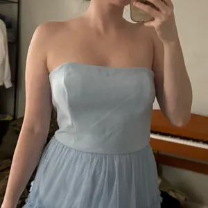 French Connection Strapless Pale Blue Dress thumbnail 5