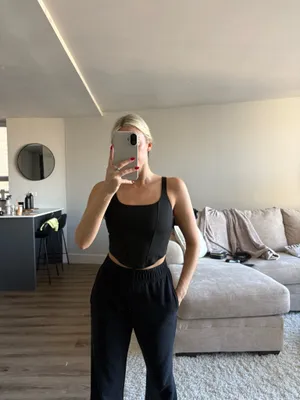 Amazon Corset Top Black thumbnail 2