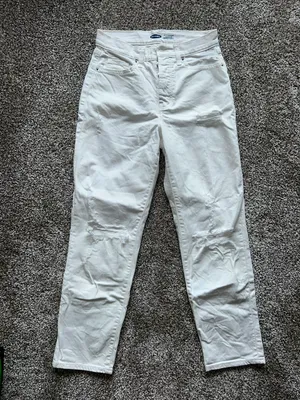 Old Navy White Jeans thumbnail 1