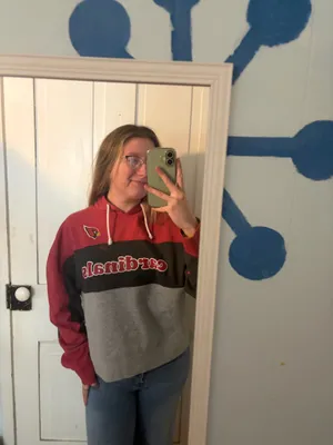 Cardinals red and gray hoodie thumbnail 11
