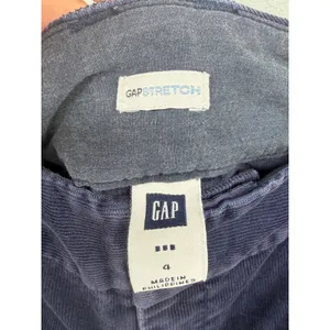 Gap Womens Corduroy Pants Navy Blue Bootcut Stretch 4 thumbnail 4