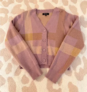 Wildfox Anthropologie Crop Knit Cardigan Sweater thumbnail 1