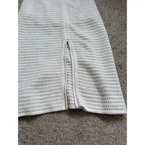 Everlane The Crochet Knit Skirt In Cream White Medium Organic Cotton thumbnail 12