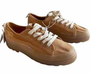 NWT Zara Chunky Platform Lace Up Sneakers Tan / Brown EU 39 US 6 Lug Sole thumbnail 2