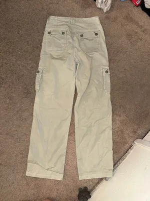 American Eagle light green-creme cargo pants thumbnail 3