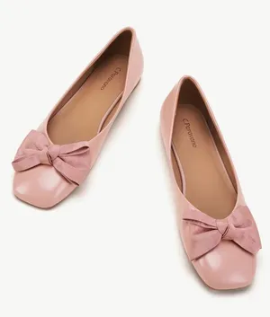C. Paravano Bow Ballerina Flats (Eva) Pink Size 6 thumbnail 1