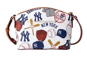 MLB New York Yankees Suki Crossbody white NWT thumbnail 1
