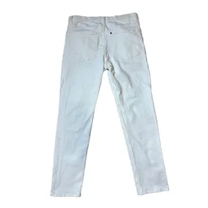 H&M & Denim women’s white slim fit high rise‎ shaping jeans sz 32 thumbnail 2