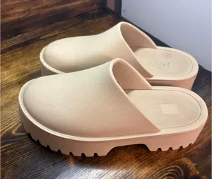 Tan Platform‎ Clogs Size 10 thumbnail 1