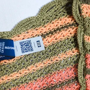 Polo Ralph Lauren Striped Pointelle Knit Sweater Tee Women S Crochet Multicolor thumbnail 10