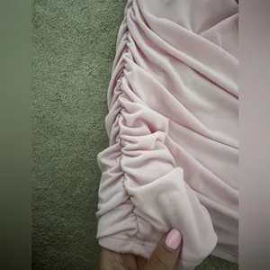 Lucy in the Sky Pink Cut Out Tie Front Mini Bodycon Dress thumbnail 3