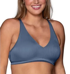 Brand new Vanity Fair Women's Size Small Wireless Bralette Bra Blue Harbour thumbnail 1