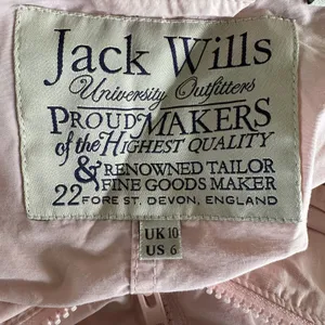 Jack Wills Hooded Zip Up Spring Jacket Size 6 Pink thumbnail 7