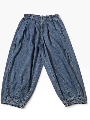 We The Free Medium We The Free Ridley Pull On Cropped Baggy Barrel Jeans S thumbnail 5