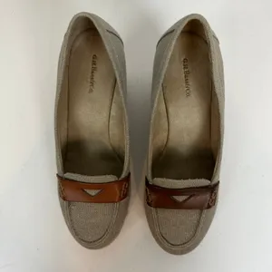 GH Bass Womens Loafers Size 8 Brown Penny Casual Slip On Wedge‎ Heel Espadrilles thumbnail 2