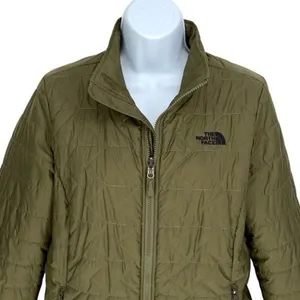 The North Face‎ Quilted Light Weight Jacket Water Resistant Moss Green Medium thumbnail 2