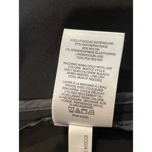 Express Stretch Tuxedo Single Button Blazer Black Size L thumbnail 9