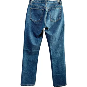Reformation Winona Mid Rise Straight Leg Jeans Crop Baltic Button Fly‎ Size 27 thumbnail 4