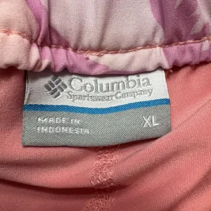 NWT Columbia Skort Women's XL Pink Bogota Bay Tropical Print Omni Shield thumbnail 3
