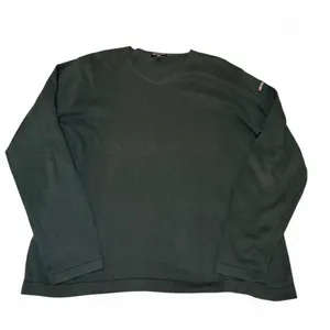 Polo Jeans Co Ralph Lauren V-Neck Sweater Dark Green XL‎ Classic Casual Office thumbnail 2