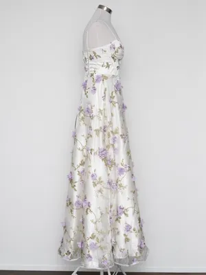 TLC Say Yes - 3D Floral Embellished Sweetheart Ball Gown thumbnail 5