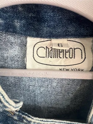 Chameleon Acid Wash Denim Long dress thumbnail 3
