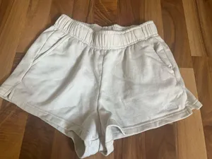 North Face white sweatshorts thumbnail 1