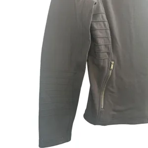 Athleta Moto Style Zip Front Jacket‎ Quilted Black Athletic Casual Wear M Grunge thumbnail 10