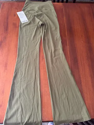 Lululemon Groove High-Rise Flare Pants size 4 NWT Bronze Green thumbnail 9