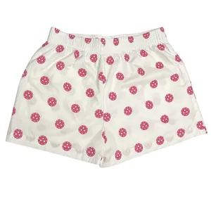 Happily Grey Pickleball Pajama Shorts Small Pink 100% Cotton‎ Lounge Sleep EUC thumbnail 4