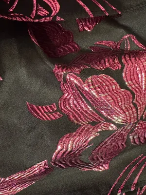 Gorgeous Buddy Love metallic black and pink ruffle homecoming cocktail dress thumbnail 7