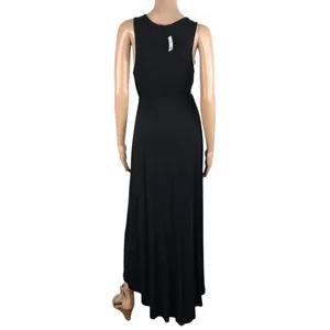 KIMCHI BLUE Hi Low Maxi Dress Women XS Black Party Resort Whimsygoth Boho NWT thumbnail 4