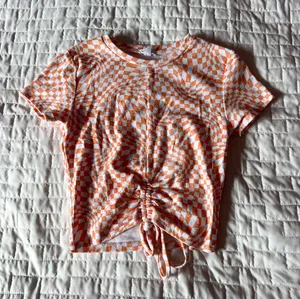 Garage Checkered Cinch Front Top Size XS thumbnail 1