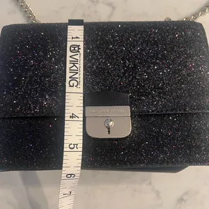 Kate Spade Sunset Lane Eden in Black Glitter Crossbody Purse $249 thumbnail 4