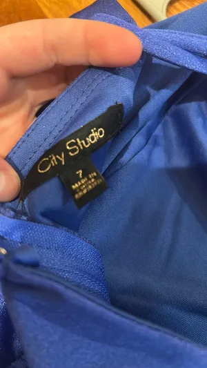 City Studios Blue formal homecoming dress thumbnail 3